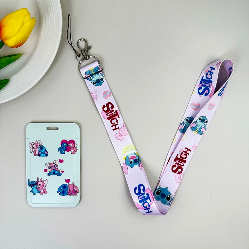 Credential Holder Cartoon Animal Neck Strap Lanyard for Key Keychain USB Badge Holder Keyring Accessories Gifts