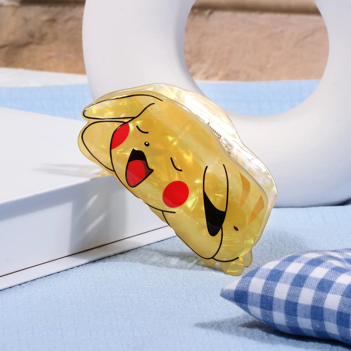 Pokemon Pikachu Series Hair Claw Clip Decorative Hair Accessories Daily Practical Cosplay Headwear