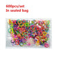 Creative Colorful Loom Bands Set Rainbow Bracelet Making Kit DIY Rubber Band Woven Bracelets Craft Toys For Girls Birthday Gifts