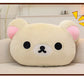 Cute Rilakkuma Big Head Plush Pillow Large Size Soft Stuffed Toy Cushion Bedroom Sofa Decor Unisex Birthday Gift For Adult