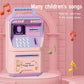 New ATM Machine Safe Box Money Bank ATM Music Coin Box Cartoon Bank With Face Unlock kids toy