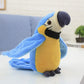 Talking Macaw Parrot Repeat What You Say Stuffed Animal Plush Toy Electronic Record Animated Bird Speaking Parrot Pet Plush Toys