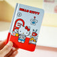 Genuine Sanrio Pocket Type Notebook Hello Kitty Cartoon Print Writing Book Notepad Office Bookkeeping Teens Gifts