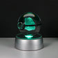 Pokemon Crystal Ball Pikachu Gengar Eevee Mewtwo Lacario Anime Game Pokeball Led Night Light Base Kids Birthday Gift Home Decor