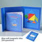 Wooden Jigsaw Magnetic Tangram Puzzle Book Educational Toys For Children Baby Kid Portable Montessori Learning Intelligence