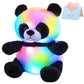 LED Panda Stuffed Animal Glow Soft Bear Plush Toys Light up in Dark Family Companion with Night Lights  Gift for Kids Christmas