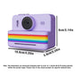2.8 Inch HD Digital Video Camera for Kids - Large Screen Instant Print Toy Camera Outdoor Zero Ink Portable Print Camera