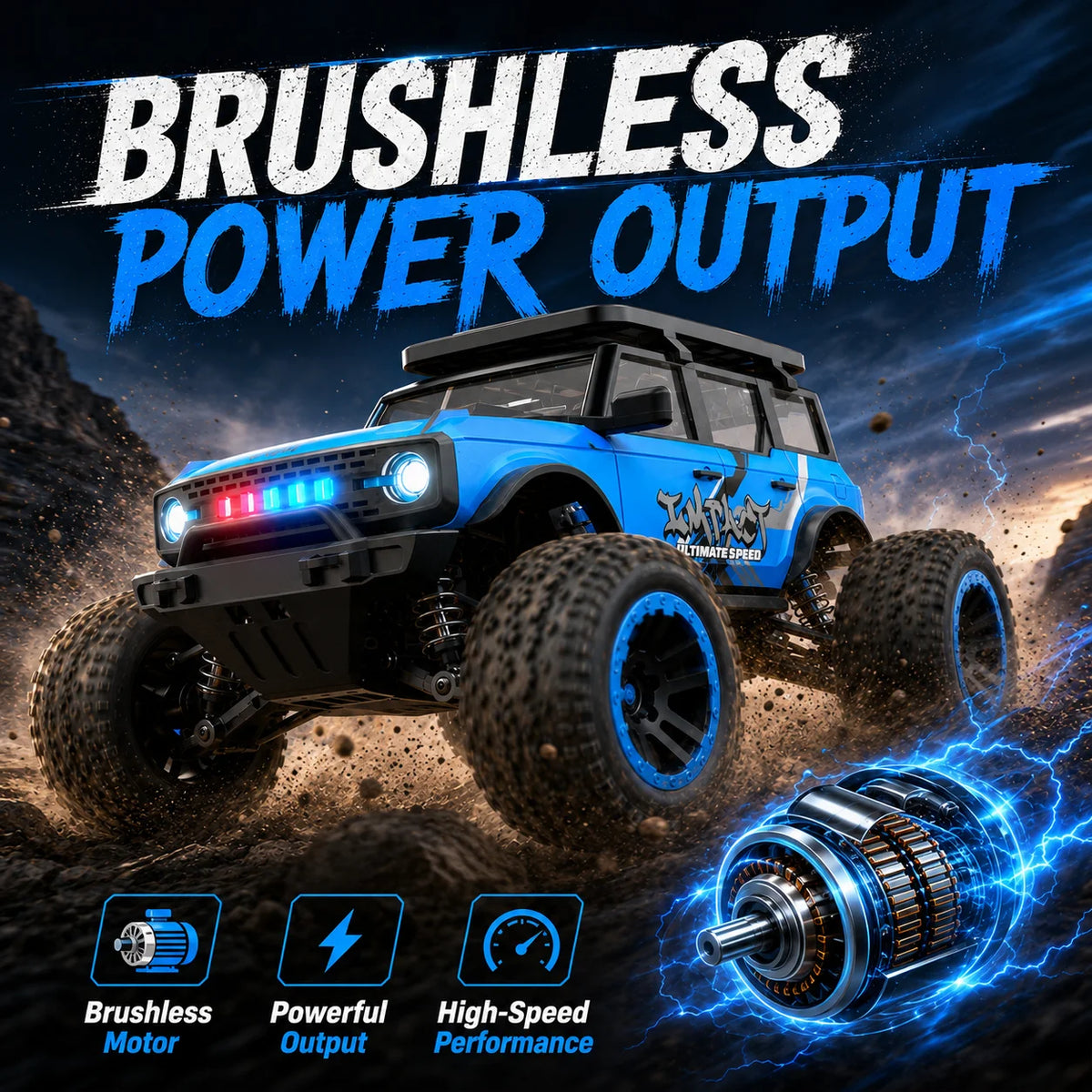ZNLYRION SG201MAX PRO1:20 4WD RC Car 40KM/H Brushed or 55KM/H Brushless Full Proportional Remote Control Truck with LED Lights Independent Suspension Metal Drive Shaft