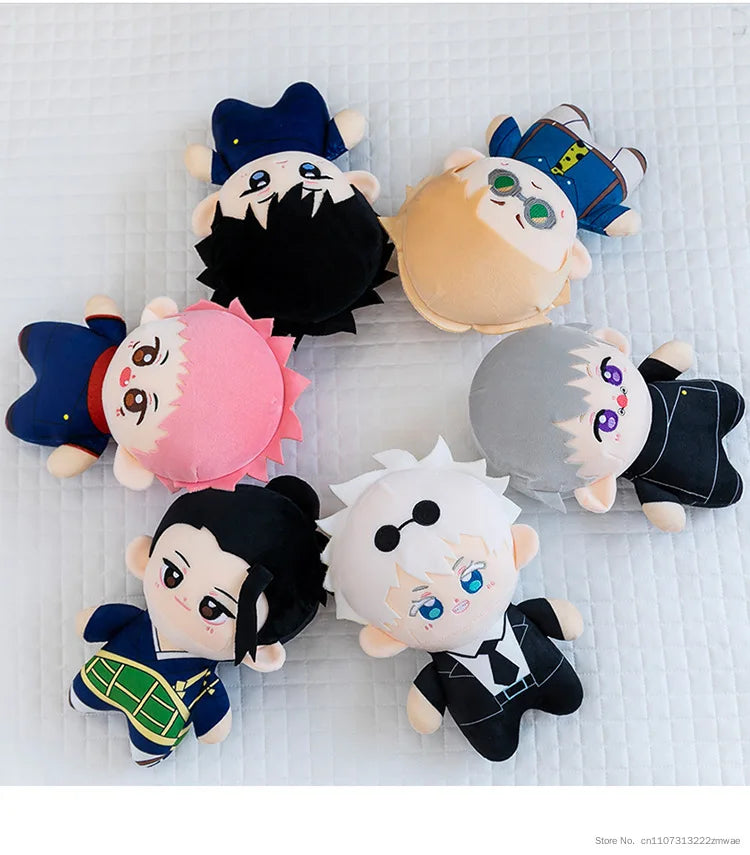 23cm Cartoon Jujutsu Kaisen Plush Dolls Lovely Anime Plush Toy Fushiguro Megumi Itadori Yuji Gojo Satoru Peluche Toy Fans Gift