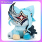 2026  New Dottore Cat Plush Doll Genshin Impact Game Character Plush Toy Kawaii Home Ornament Christmas Birthday Gift  For Fans