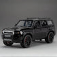 1:32 Prado SUV Car Model Toys Alloy Die-casting Pull Back 6 Doors Opened Sound Light Off-road Vehicle Gifts for Kids Collection