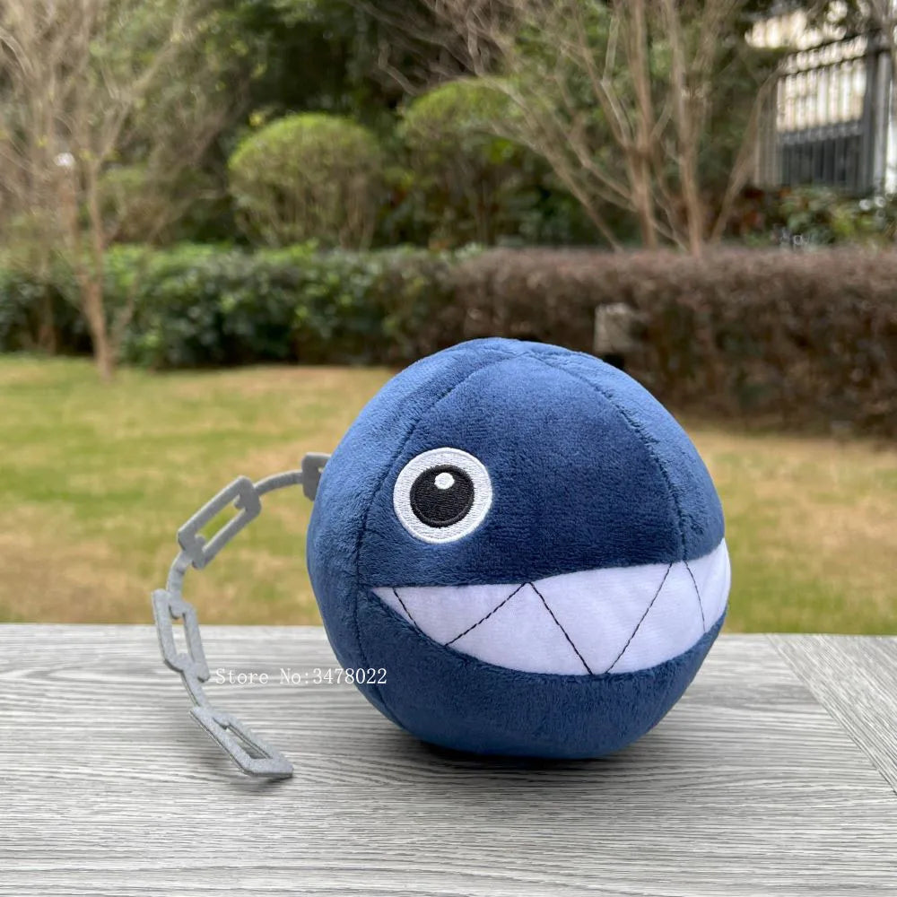 14cm Super Bros Wonder Plush Chain Chomp Stuffed Toy Soft Doll Xmas Gift