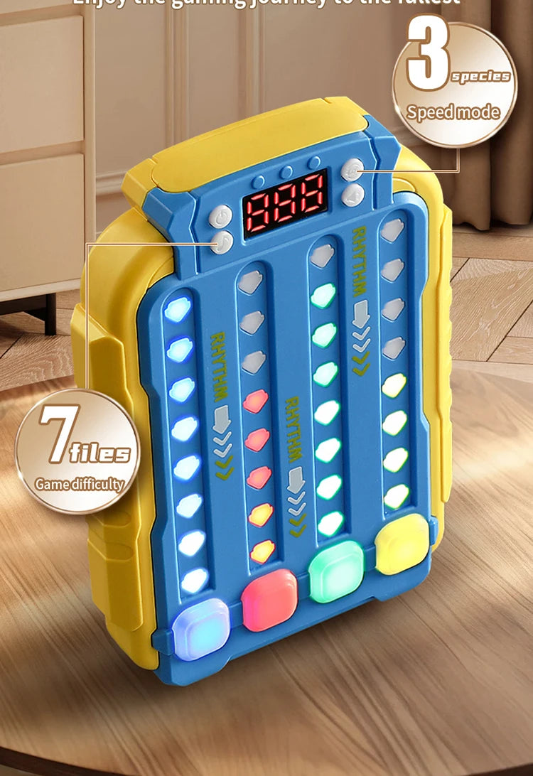 Music Rhythm Press Puzzle Toy Decompression Concentration Training Game Safe Fidget Toy for Kids Boys Girls Birthday Gift