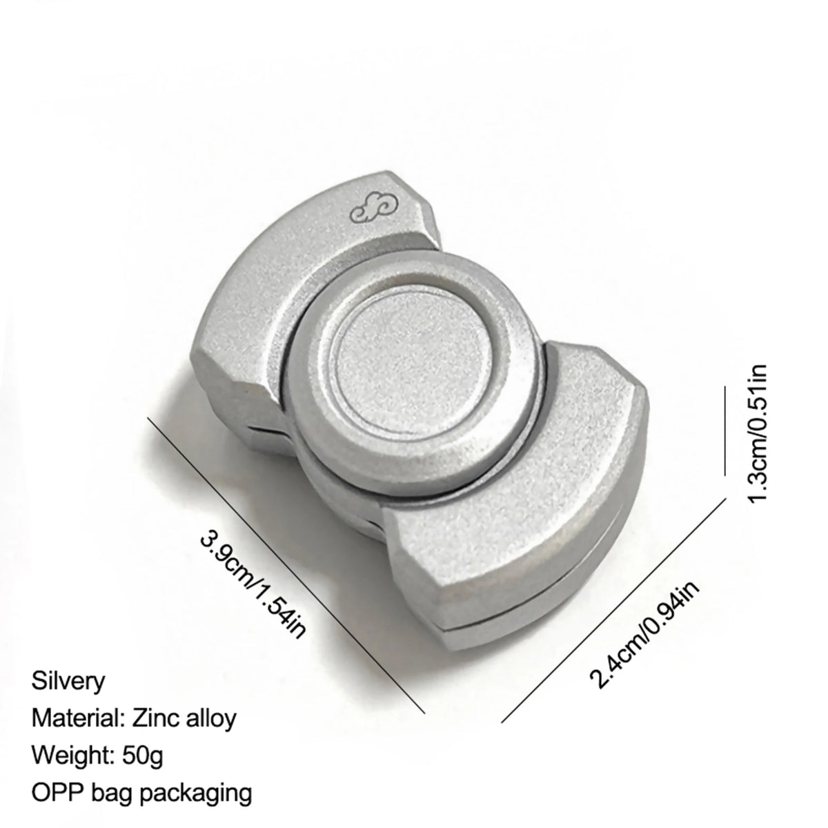 3-In-1 Fidget Spinner Toys Zinc Alloy EDC Fingertip Gyro Stress Relief Anxiety Toy For Adults Office Anti Stress Hand Spinner