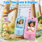 2PC Children's Video Walkie-talkie HD Walkie-talkie USB Charging Indoor Outdoor Entertainment Kids Toys Birthday Gifts Ages 3-12