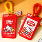 Genuine Sanrio Hello Kitty Slide ID Card Holder Door Badge Holder Lanyards Keychain Work Credential Case Employee Pass Gift