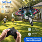 ZNLYRION YL87 EPP Foam Fighter RC Plane Fixed Altitude Hover LED Light 360 Stunt Roll Impact Resistant Kids Toy Drone