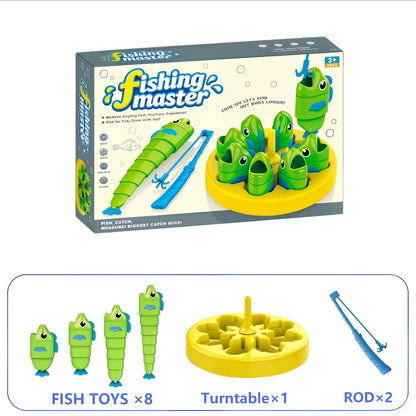 Fishing Master Blind Fishing Luck Challenge Board Game, Family Party Game, Christmas Birthday Holiday Gift for Kids Ages 3+