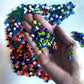 200pcs/lot Tile 1x1 Round Special Brick Building Block Small Particle Bulk Bricks Parts Diy Toy