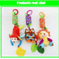 Baby Toy Plush Bed Hanging Pendant Baby Plush Cute Cartoon Animal Wind Chime Stroller Hanging Teether Stroller For Newborn Gifts