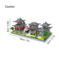 Suzhou Garden puzzle micro particle assembly type building block ethnic style building block toy