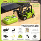 1:64 Remote Control and Alloy Truck Forklift with Trailer Worktop Mini Bluetooth RC Elevator Vehicle Children's Toy Holiday Gift