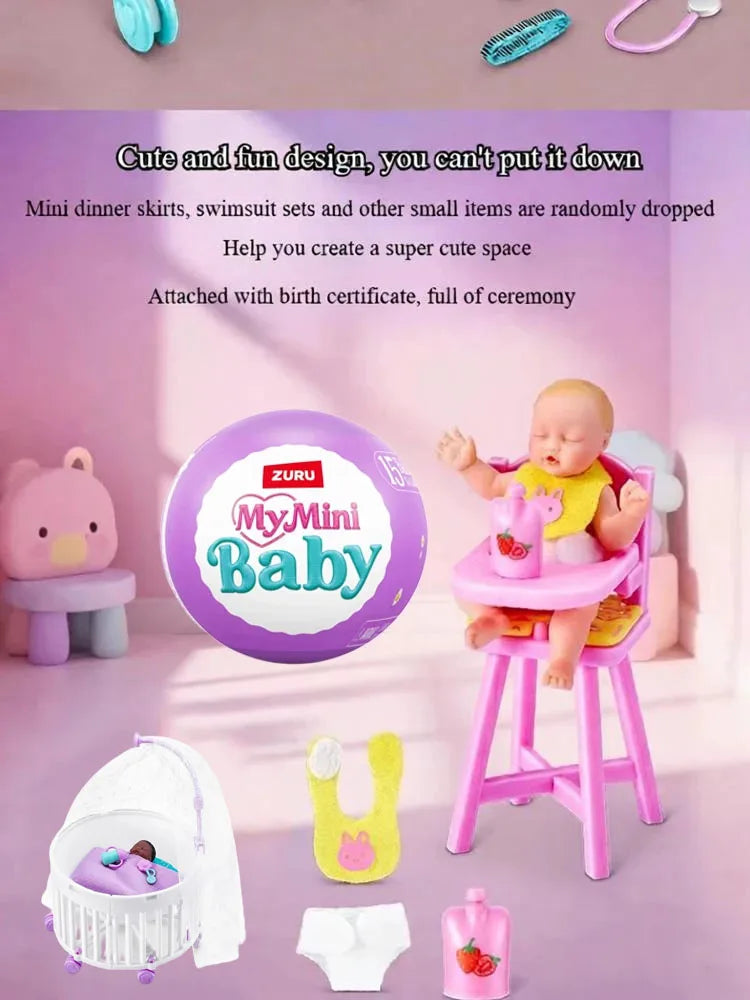 Zuru Surprise Doll Surprise Series2 My Mini Baby Collectible Mystery Capsule 5 Mystery Toys Collectibles Miniature Novelty Toys
