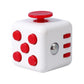 Square Infinity Dice Fidget Toy with Tactile Buttons Multifunctional 6-Side Decompression Cube Clicker Switch Gear Dial Joystick