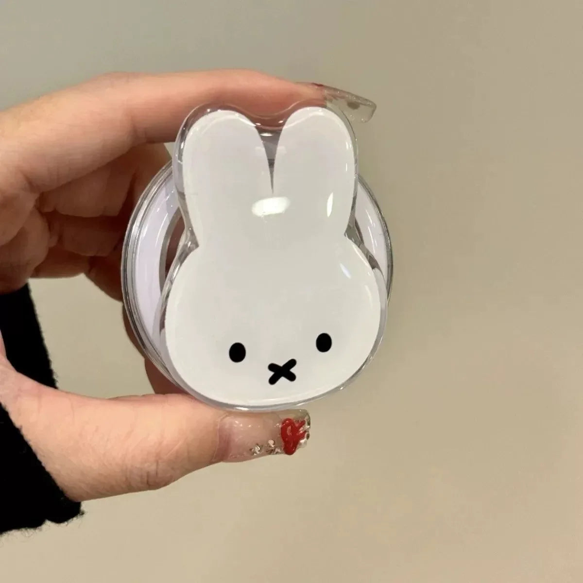 Kawaii Mify Rabbit Magnetic Phone Stand Cartoon Magnetic Airbag Stand Portable Desktop Bracket Phone Decor Gifts