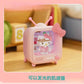 kawaii Sanrio Character TV Channel Series Luminous Night Light Toys Anime Kuromi Cinnamoroll HelloKitty Girls Desktop Ornaments