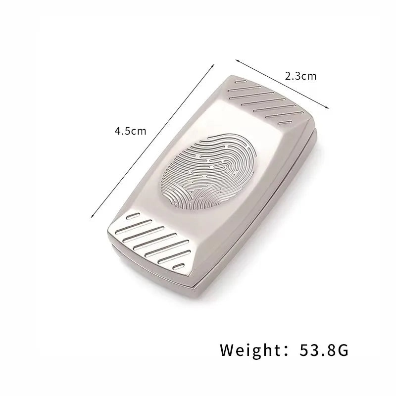 Fingerprint Magnetic Haptic Thumb Sensory Toys EDC Fidget Slider Metal Stress Relief ADHD Toy Relax Gift for Adults Favors