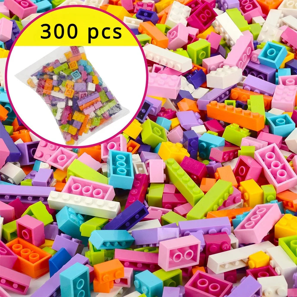 DIY creative building blocks big set city classic building blocks assemble birthday gift children's educational toys