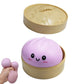 Giant Size Steamed Bun Squeeze Toy Glitter Simulated Food Dumpling Squishy for Office Desk Decor Fun Birthday Party Favors