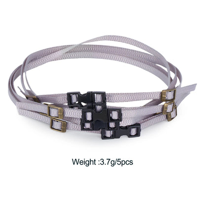 5Pcs Luggage Rope Roof Rack Tie Down Straps for 1/8 1/10 1/18 1/24 RC Crawler SCX10 TRX4 TRX6 YK4102 RGT SCX24 TRX4M Decorate