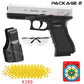 2026.SAFE SOFT BULLET TOY BLASTER PISTOL WITH MAGAZINE AND BALLS, PERFECT FOR OUTDOOR SHOOTING GAME AND KIDS GIFT
