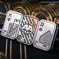 New Stress Relief Push Card Metal Fingertip EDC Poker A K King Gyro Toy for Office Adults Anti Anxiety Fidget Papa Coin
