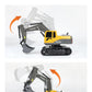 ZWN 2.4G Remote Control Excavator Dump Truck RC Model Car Toy Professional Alloy Plastic Simulation Construction Vehicle for Kid