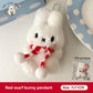 1/4 Pcs Cute Cartoon Scarf Miffy Rabbit Doll Pendant Plush Toy Miffy Toy Merchandise