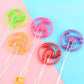 3/6/9pcs New Luminous Hand Pull Luminous Flashing Rope Flywheel Toy Led Light Toy Novelty Flywheel Flash Gyro Gift Toys