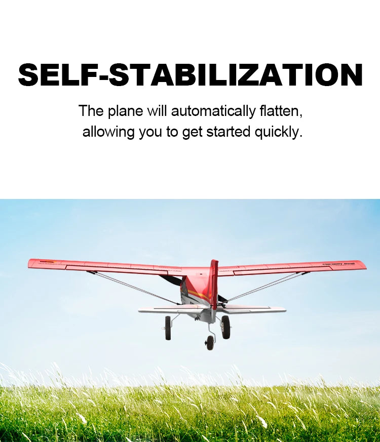 M7 Moore Off-road Aircraft Qidi560 RC Plane EPP 4CH Remote Control Brushless Airplane with LED Light Model Toys for Children