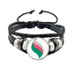 Mega Stone Key Chain Anime Peripheral Creativity Exquisite Fashion Black Leather Rope Buckle Key Chain Trend