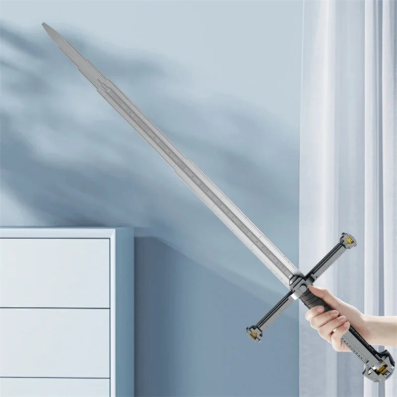Creative Famous Samurai Sword Weapon Model Building Blocks Lord of Rings Bricks Assembly Toys Kid Christmas Gifts for Boys