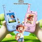 2PC Children's Video Walkie-talkie HD Walkie-talkie USB Charging Indoor Outdoor Entertainment Kids Toys Birthday Gifts Ages 3-12