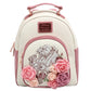 Princess Series Backpack Belle/Ariel/Snow White/Cinderella Stained Glass Portrait Mini Backpack Womens Bag Wallet