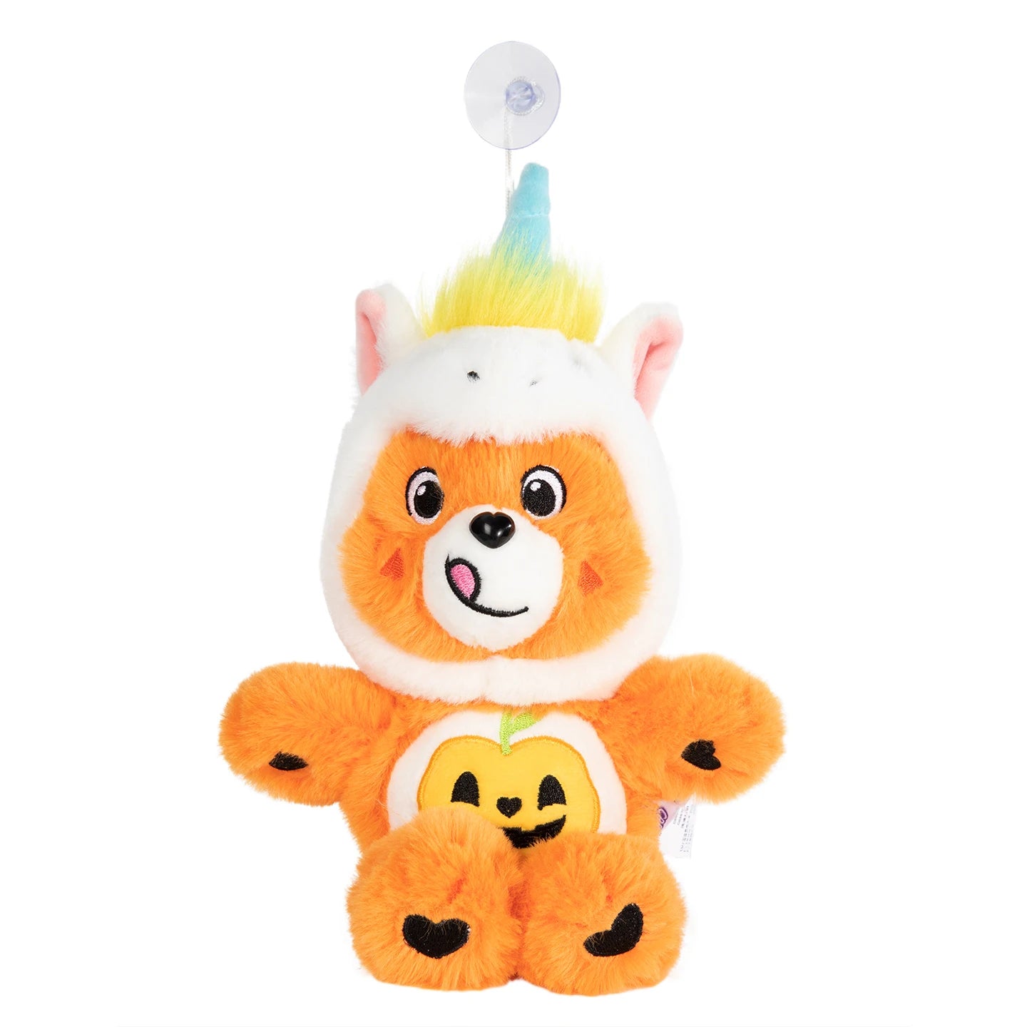 Care Bears 20cm Unicorn Hood Plush Suction Cup Ornament Wall Car Mirror Hanging Decor Cute Kawaii Stuffed Bear Toy Gift for Kids