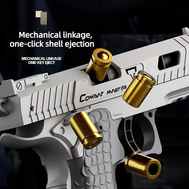 Csnoobs 2011 Continuous Shooting Toy Gun Shell Throwing Pistol Outdoor Game Revolver Radish Gun Birthday Gift