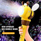 12 Hole Bee Electric Bubble Gun Children's Bubble Machine With Lights Soap Maker Blowing Outdoor Toys Wedding Party Game Gifts
