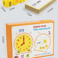 Children Montessori Clock Educational Toys Hour Minute Second Cognition Matching Puzzle Toys Kids Early Preschool Teaching Aid