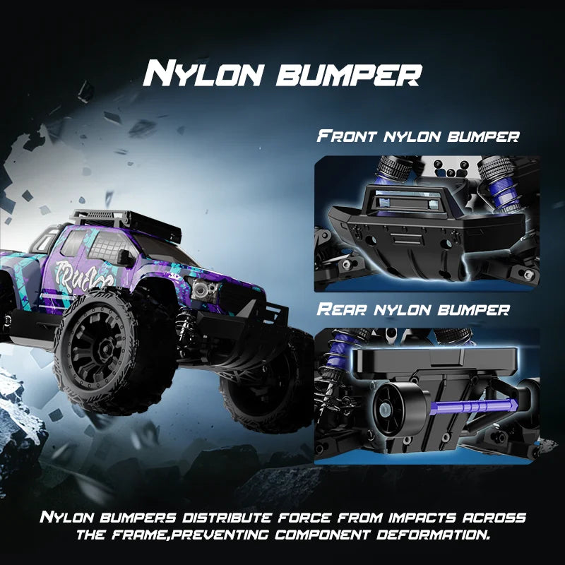 JIUSI PT14R MT14R 1/14 4WD RC Car 80km/h Brushless 2.4G Remote Control Racing Car High Speed Off-road RC Truck 3S 35C 2200mAh