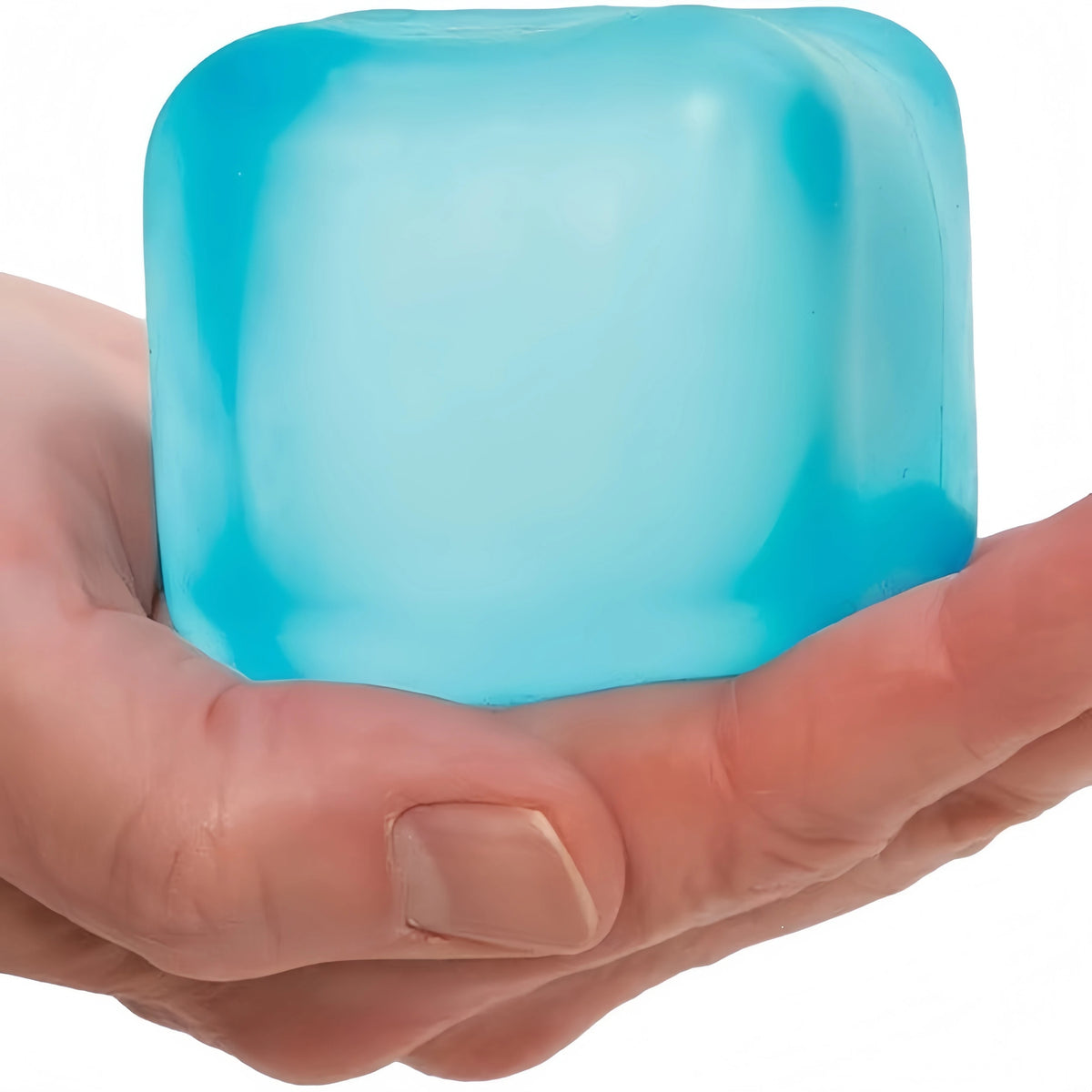 Nice Cube, Ice Cube Squishies Toys, Durable, Slow-Rebound Fingertip Exquisite Spherical Ice Cube With Box, Non-Sticky Desk Toy For Relaxation & Focus For Adult, Classroom Prizes, Novelty Gift for Kids and Adults, Christmas/Ha